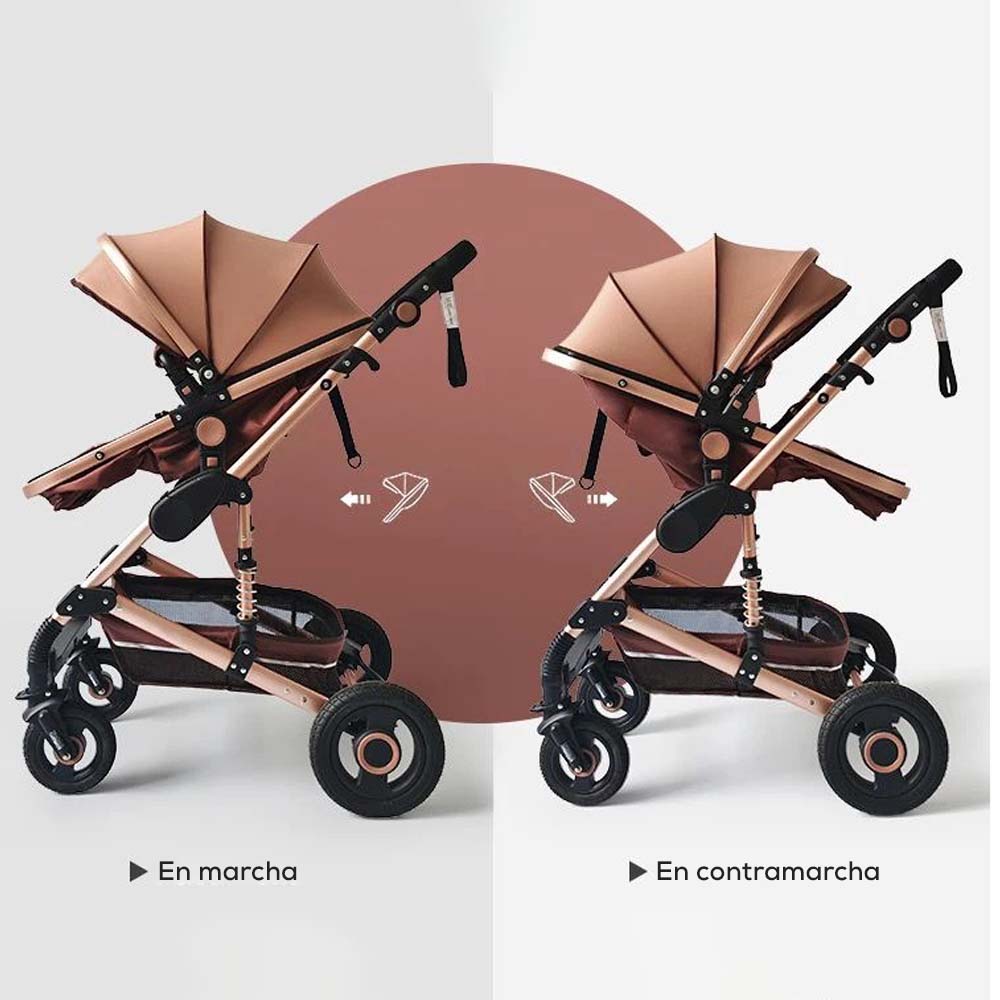 COCHE VERONA MOISES DE LUJO 3 en 1 con Sistema Travel