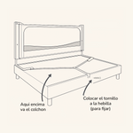Baranda de seguridad para cama bebes y niños PREMIUM - Thumbnail 2