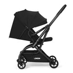 Coche London plegable rotación de 360º PREMIUM Negro - Thumbnail 11
