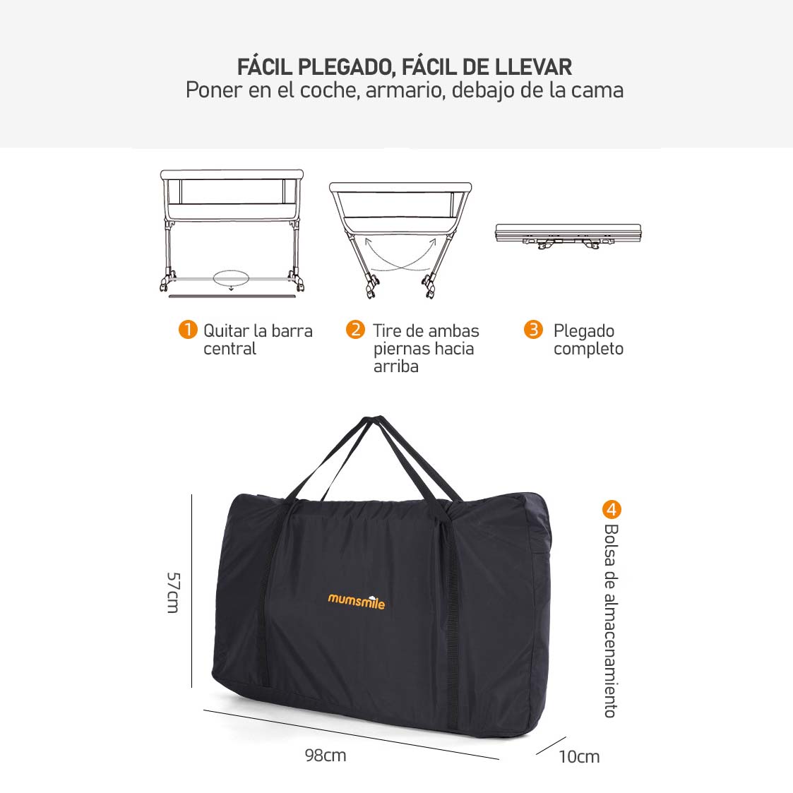 Cuna colecho MUMSMILE