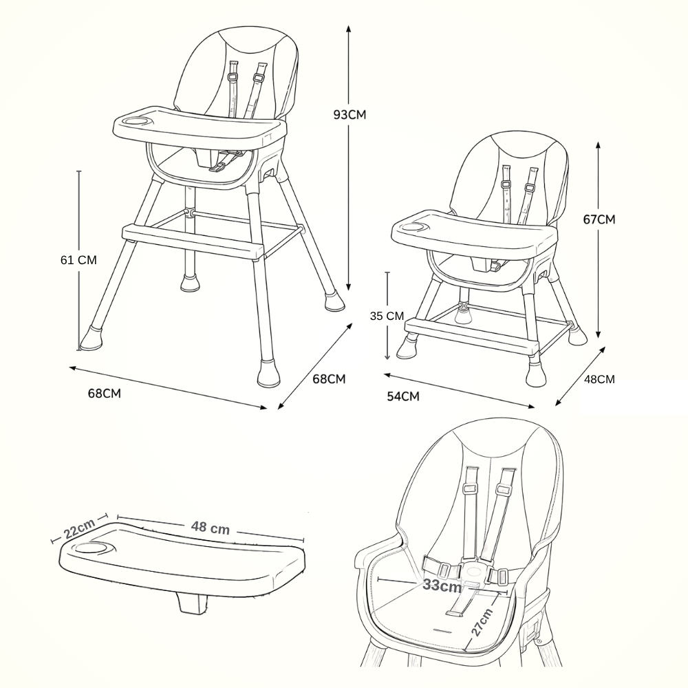 Silla de comer WOOD