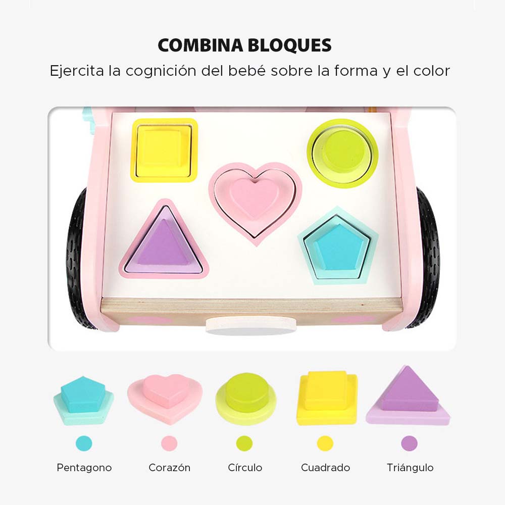 ANDADOR DE CONEJITO CON JUEGOS SENSORIALESPARA BEBES