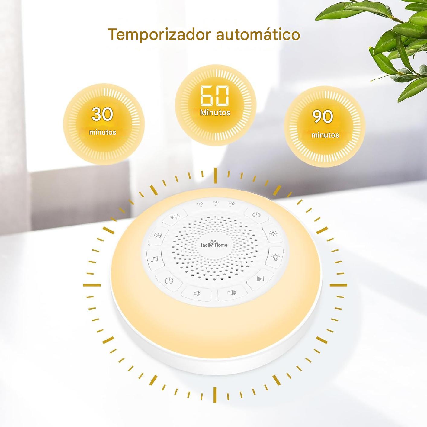 MAQUINA PORTATIL DE RUIDO BLANCO LUMI 26 SONIDOS