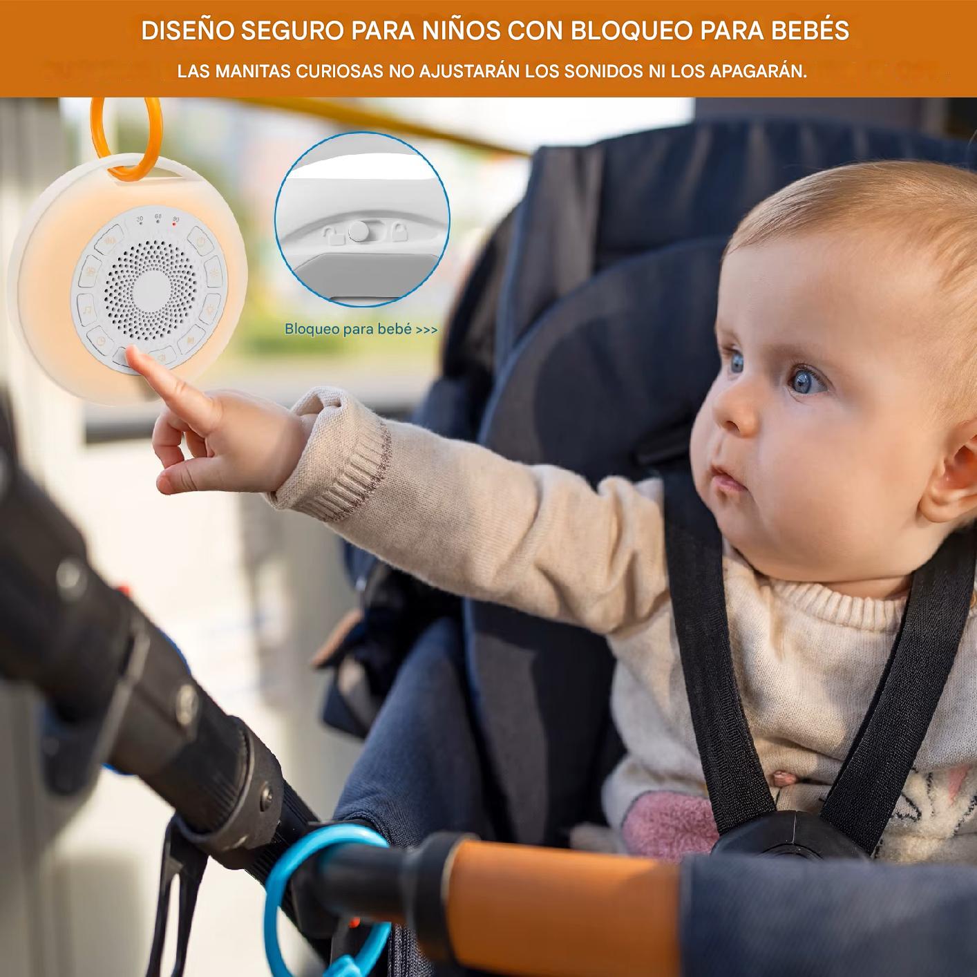 MAQUINA PORTATIL DE RUIDO BLANCO LUMI 26 SONIDOS