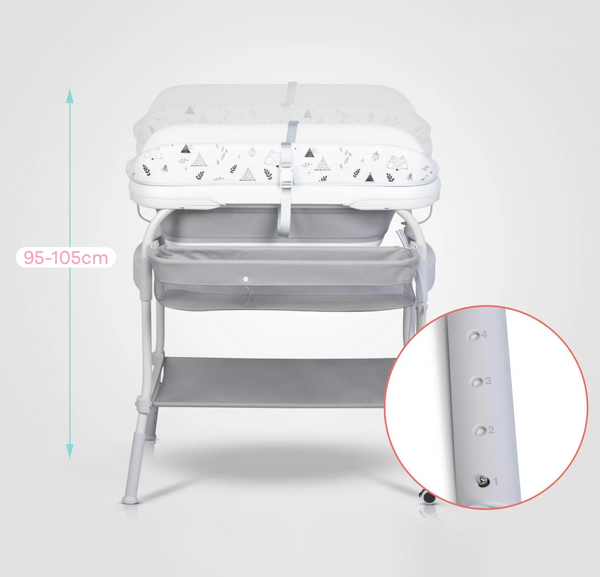 Bañera Cambiador digital Premium VIENA 2 EN 1