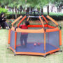 CARPA CORRAL PARA INTERIORES Y EXTERIORES BEBES Y NIÑOS - Anaranjado